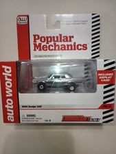 AW "Popular Mechanics" HO Scale Electric Racing Slot Car. Chrome Dodge 330. FS
