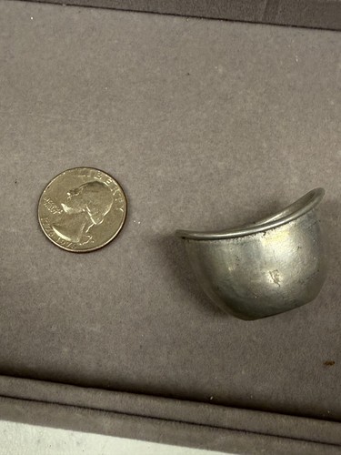 Vintage Lavoptik Eyewash Co. Silver Aluminum Collectible Eye Wash Cup 2338 - Picture 3 of 3