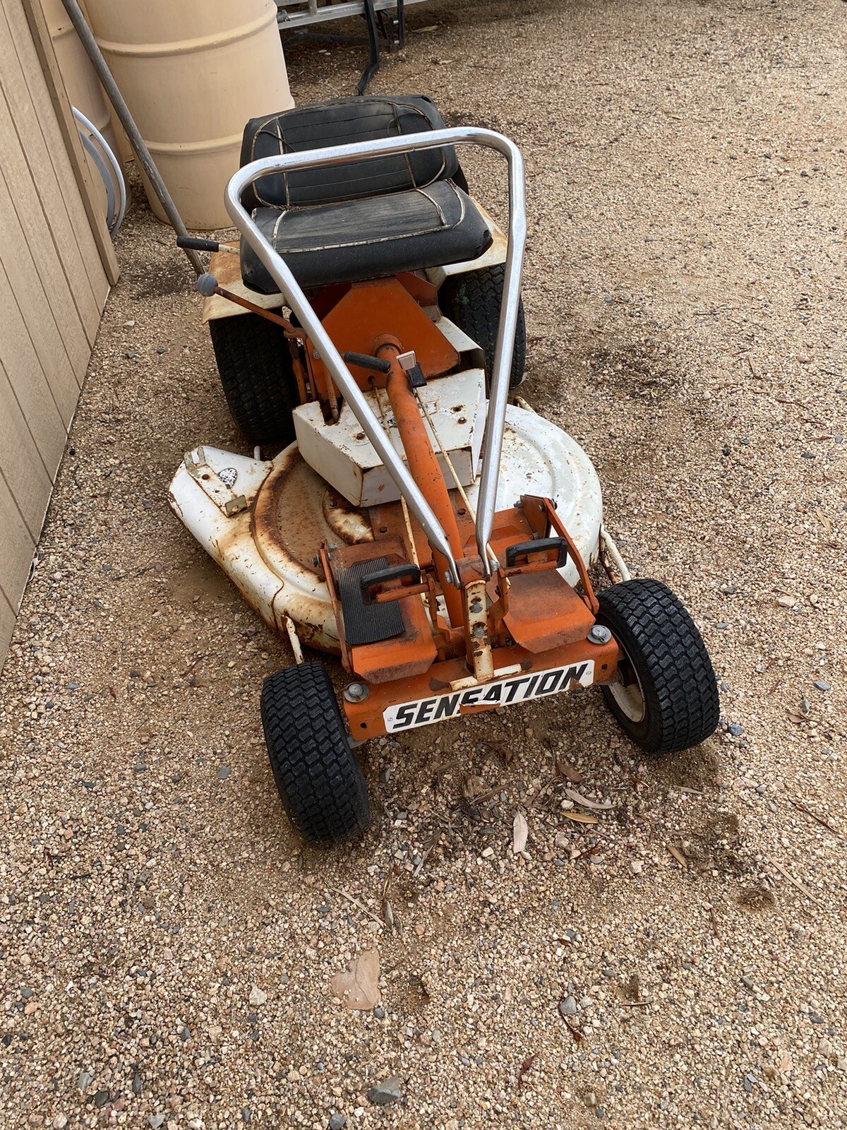Antique Sensation Riding Lawn Mower | eBay