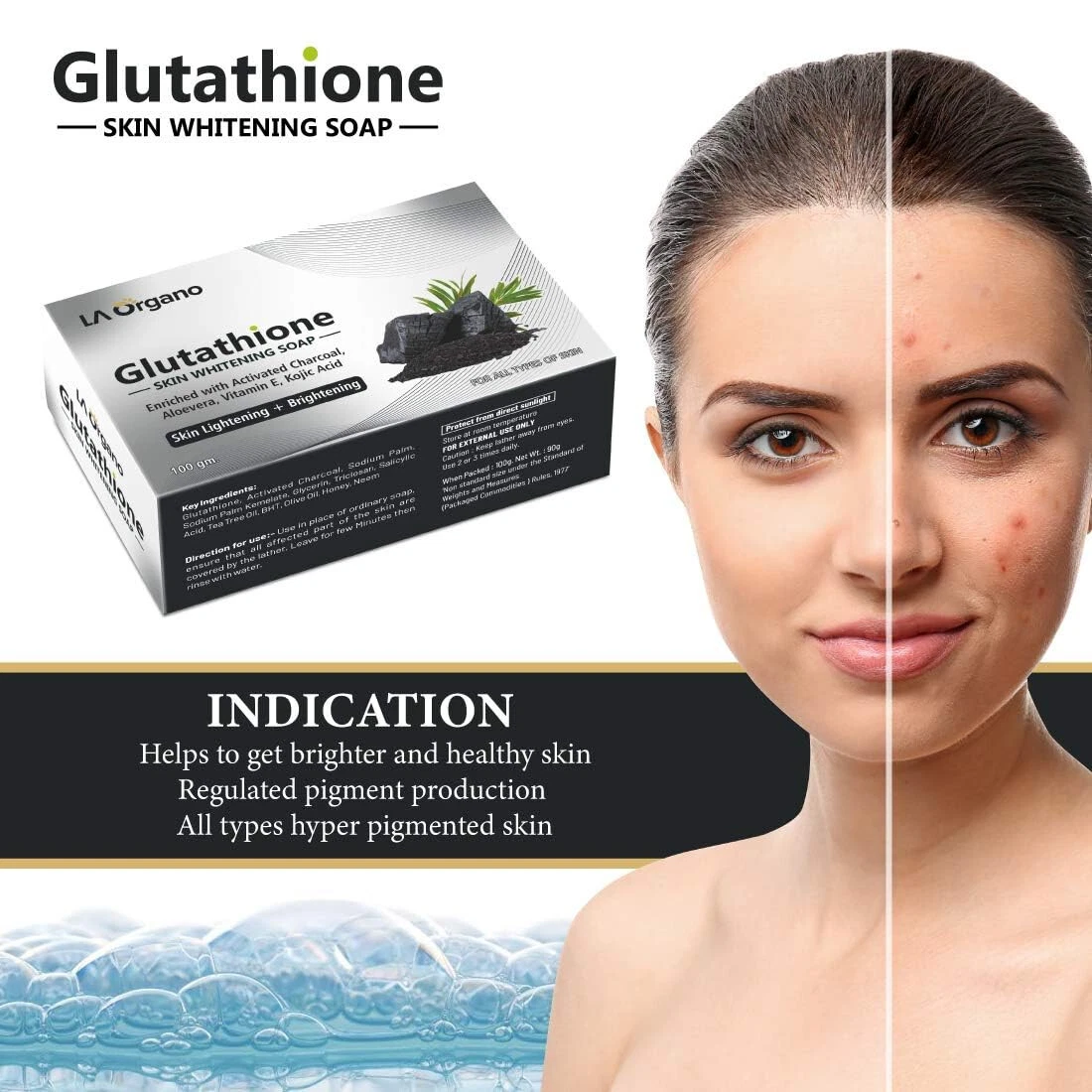 Charcoal soap for skin whitening deals