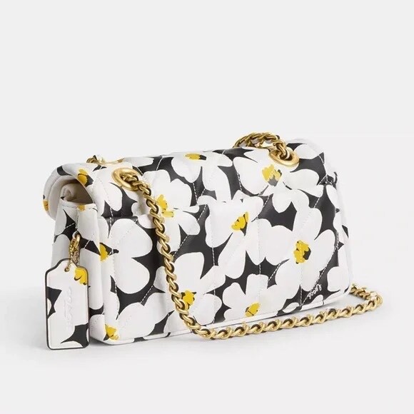 🌸 COACH Tabby Shoulder Bag 20 Quilting and Floral Print