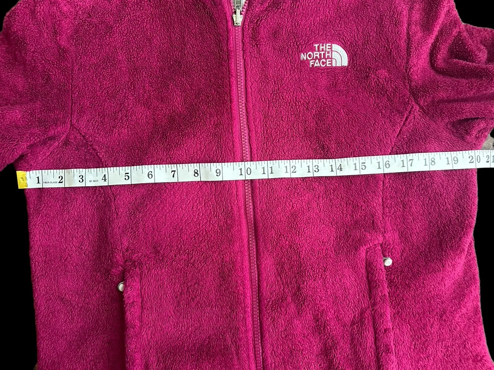 north-face full zip fleece jacket