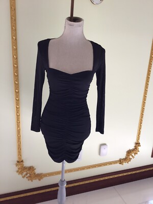 Princess Polly Love  Dress long sleeve Black 4