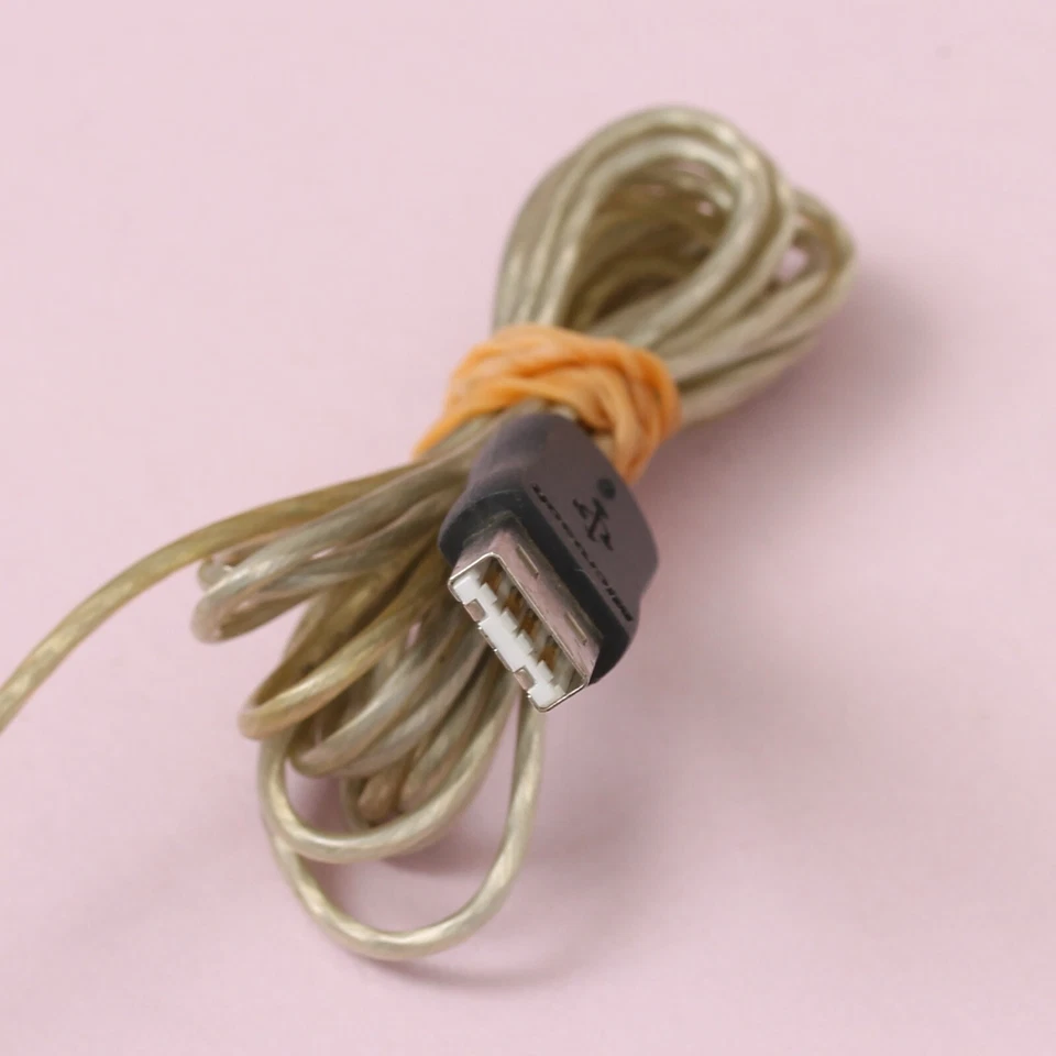 Microsoft Mini Notebook USB Compact Optical Mouse 1016 with Scroll Wheel Silver - Image 3 of 4