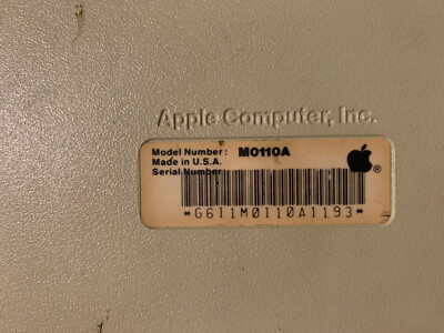 APPLE MACINTOSH PLUS 1MB M0001A WITH CMS EXT SD30U HARD APPLE MACINTOSH PLUS 1MB M0001A WITH CMS EXT SD30U HARD