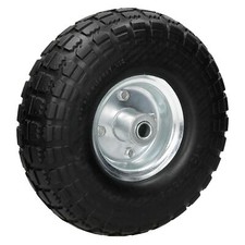 Ruota per carriola carrelli PU 4.10/3.50-4 260x85 ricambio antiforatura 1x 2x 4x