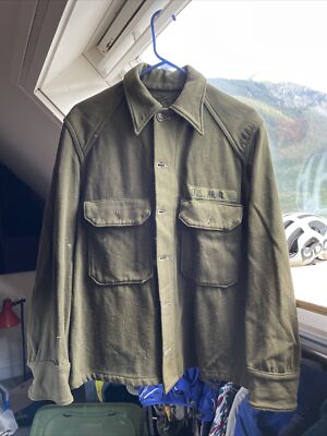 Preowned VINATGE US ARMY Vintage Field Shirt Wool Size Medium | eBay