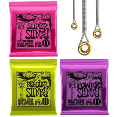 UNMARKED Ernie Ball 3 Sets 2221/2223 Regular E-Gitarrensaiten 10-46/9-42
