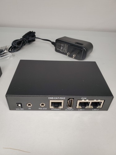 Aurora Multimedia 330' HDMI HDBaseT CAT Extender Set with Dual LAN #DXECATS24K - Picture 5 of 7