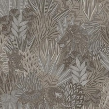 Image of Holden Tropical Rainforest Animals Paisley Palm Leaves Vinyl Wallpaper 36162