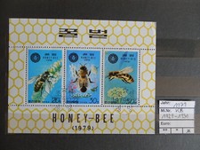 Korea 1979 - Mi.Nr. 1929-1931 Kleinbogen gestempelt - Bienen (935)