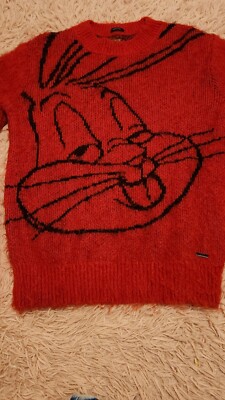 HUGO BOSS バックスバニー ニットセーター XL レッド HUGO BOSS x LOONEY TUNES Bugs Bunny Alunar Sweater Red S | eBay
