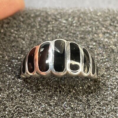 Vintage 80s Solid Sterling Onyx Ring By Chapal Signed NF Sz. 7 | eBay Vintage 80s Solid Sterling Onyx Ring By Chapal Signed NF Sz. 7 | eBay
