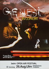 Genesis 1978 German 16" x 12" Photo Repro Concert Poster