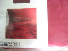 Ikea Duvet Red Comforter Cover w/ 2 Pillowcases Full Double Queen Bed Set NEW