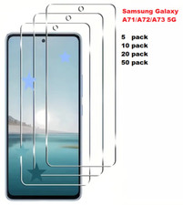 Whole sale Lot For Samsung Galaxy A71/A72/A73 5GTempered Glass Screen Protector