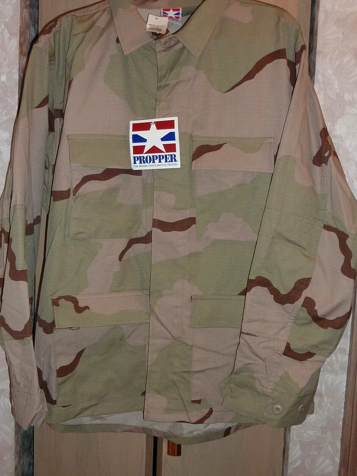 NWT Propper BDU 4 Pocket Ripstop Coat F5454 -21273 CAMO X-Large Regular - Image 3 of 4