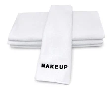 Crafty Cloth Microfiber Makeup Remover Cloths Ultra Soft Reusable White 4 Pcs