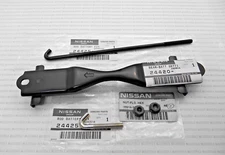 Infiniti G35 G37 Q50 Q60 Genuine Battery Hold Tie Down Bracket Rods and Nuts