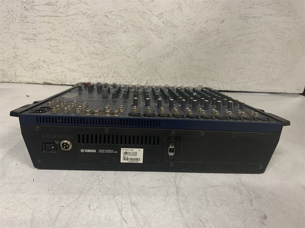 YAMAHA MG166CX-USB 16 CHANNEL ANALOG MIXING CONSOLE | eBay
