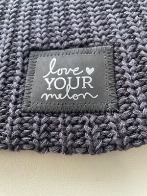 Love Your Melon Knit Beanie Hat Women One Size Charcoal Gray  display picture 1