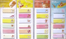 Rilakkuma Sticky Notes / Tabs / Markers Your Choice of Design 