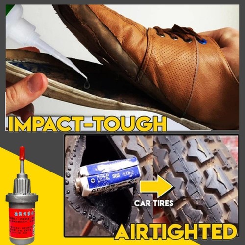 Shoe Sole Repair Glue Super Glue Coat For Fixing Shoes Boots Leather Rubber AUS5 - Photo 2/10