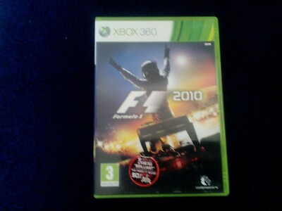 XBOX 360. F1.FORMEL 1 DVD. 2010.SEHR GUTER ZUSTAND MIT BOOKLET. 2010.