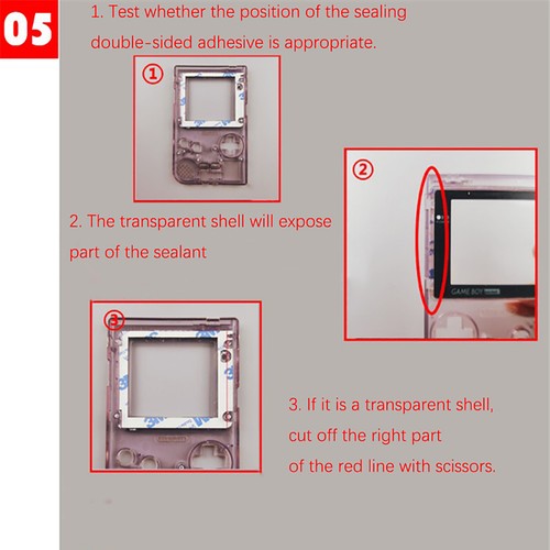 LCD Screen IPS Backlight For GBP Game Boy Pocket Game Console Internal Parts - Picture 8 of 13