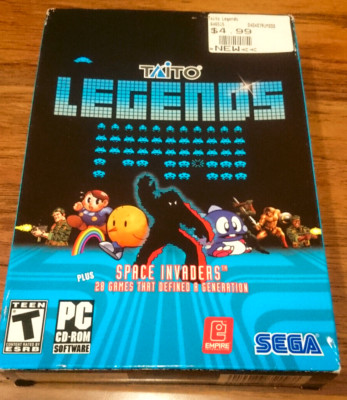 TAITO LEGENDS (PC, 2005) ARCADE CLASSICS 28 GAMES BRAND NEW SEALED