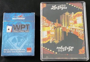 Southwest Airlines WPT World Poker Tour & Las Vegas Playing Card Deck Lot x2