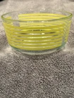 Vintage Pyrex Yellow Striped Bowl Serving Storage 1 Quart #7201