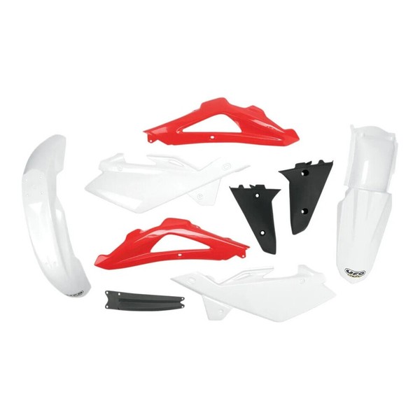 Ufo Plastiksatz Body Kit Husq Tc 05-07 OE07 Schwarz Rot-image