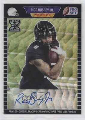 2021 Leaf Pro Set Metal 1989 Black Wave /25 Rico Bussey Jr #PA-RBJ Auto no9