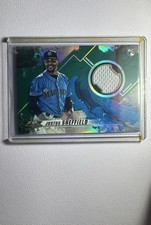 2019 Topps Fire - Fire Relics Justus Sheffield #FR-JS (MEM, RC)