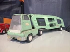 Vintage Vintage Tonka Mint Green Car Carrier Hauler Semi Truck Tractor Trailer