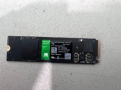 WD 2280mm Green SN3000 1TB M.2 NVMe Gen 4.0 x 4 SSD WDS100T4G1E-00CPS0