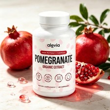 Alevia Pomegranate Capsules 60ct Organic Extract Antioxidant -US Stock