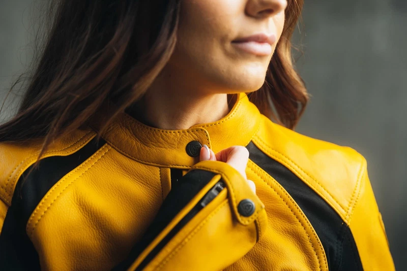 MotoGirl Fiona Leather Yellow, photo 7 of 7