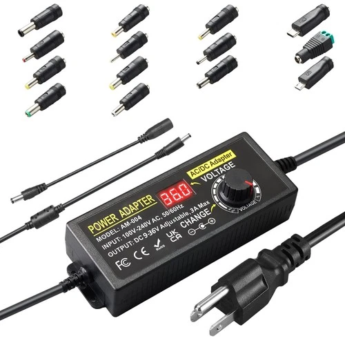 Meiyue AM-004 108W Universal Adjustable 9V-36V DC Power Supply LED Display 14 - product listing photo