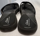 Clarks Cloud Steppers Flip-Flop Style Sandals, Black Women’s Size 11 Cushion — photo 6