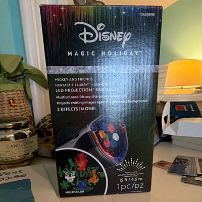 Disney Magic Holiday Mickey and Friends LED Projection Spotlight