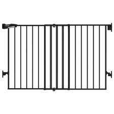 Babelio CB-M-101 31.5-55" No Bottom Bar Baby Dog Gate Extra Wide Auto Close