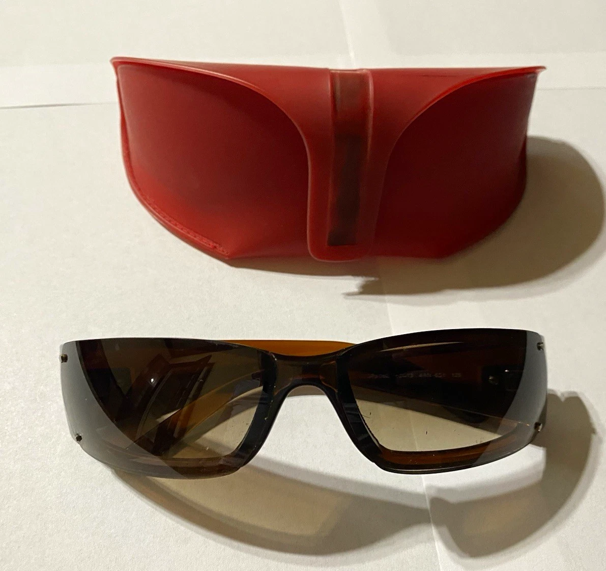 PRADA Brown Wrap Sunglasses for Women for sale | eBay
