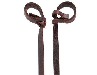 Martin Saddlery Reins Split Latigo Leather Horses 5/8 Brown SRLL