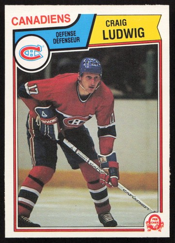 Craig Ludwig #190 1983 O-Pee-Chee card