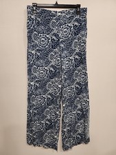 Maeve Anthropologie Anika Womens S Floral Wide Leg Palazzo Pants 27 Inseam