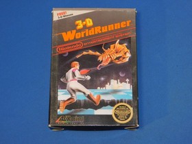 Vintage 1987 NES Nintendo 3-D Worldrunner Video Game W/Box Glasses & Ins 5 Screw