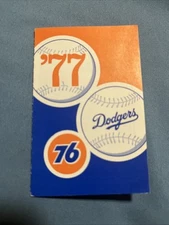 POCKET SCHEDULE MLB 1977 LOS ANGELES DODGERS UNION 76 “SPIRIT of 76”