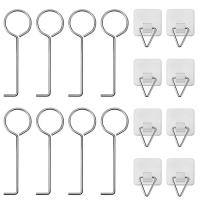 #ad 8 PCS Drain Key Lifting Hook Stainless Shower Removal Tool for Silver $11.23